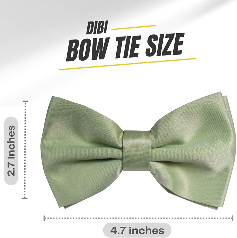 DIBI Adjustable Classic Pretied Bow Tie for Men, Women, and Boys - Men's Bowtie for Wedding, Costume Party and Formal Events - Image 3